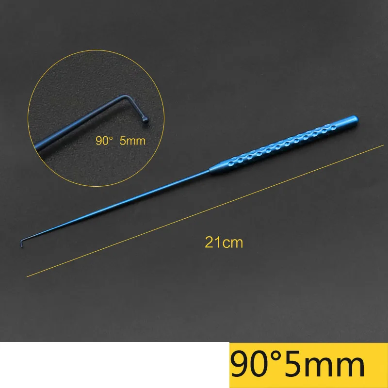 Titanium alloy microneurocerebral surgery straight stripper curette pituitary surgical nerve retractor instrument