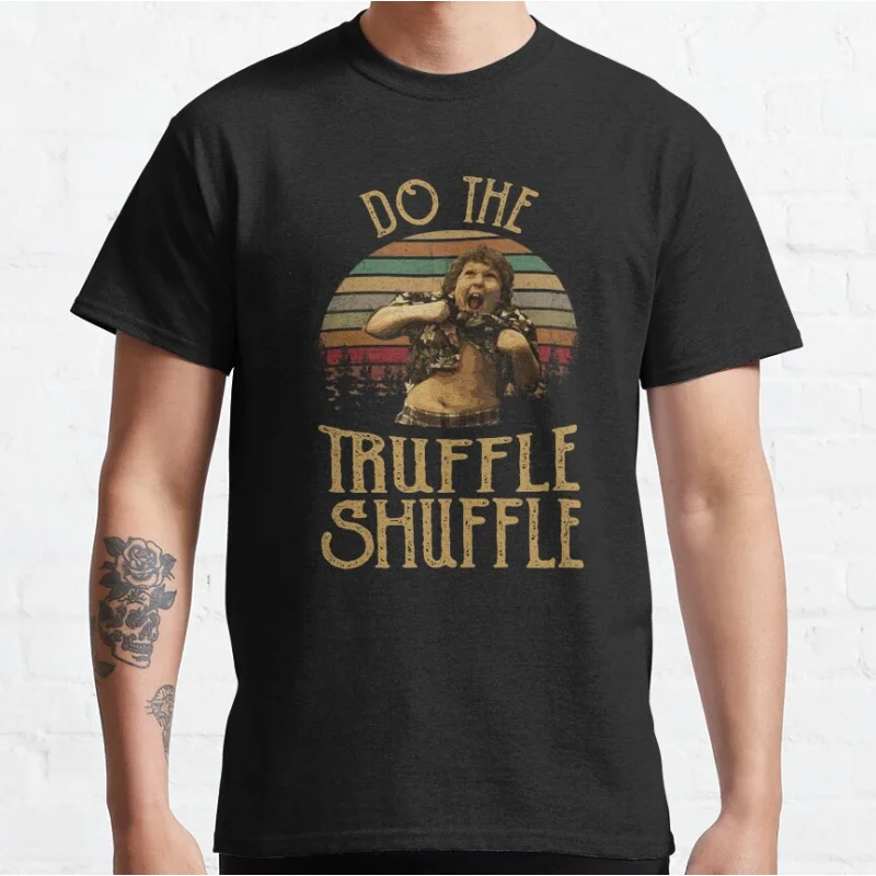 

Do The Shuffle 1985 Vintage Film The Goonies Retro Never Say Die Gift clothing Short-sleeve T-shirt large size Adult Tops S-6xl