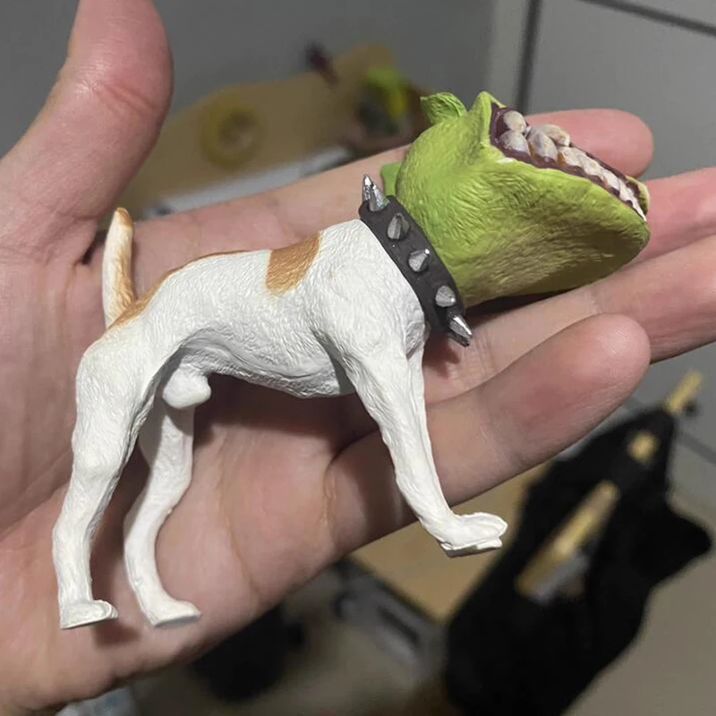 7cm Figurka Akcji Pies z Maską Hot The Mask, Figurka Anime, Model Maski, Figurka Dekoracyjna na Biurko, Ozdoby, Zabawki, Prezent dla Chłopców na Święta