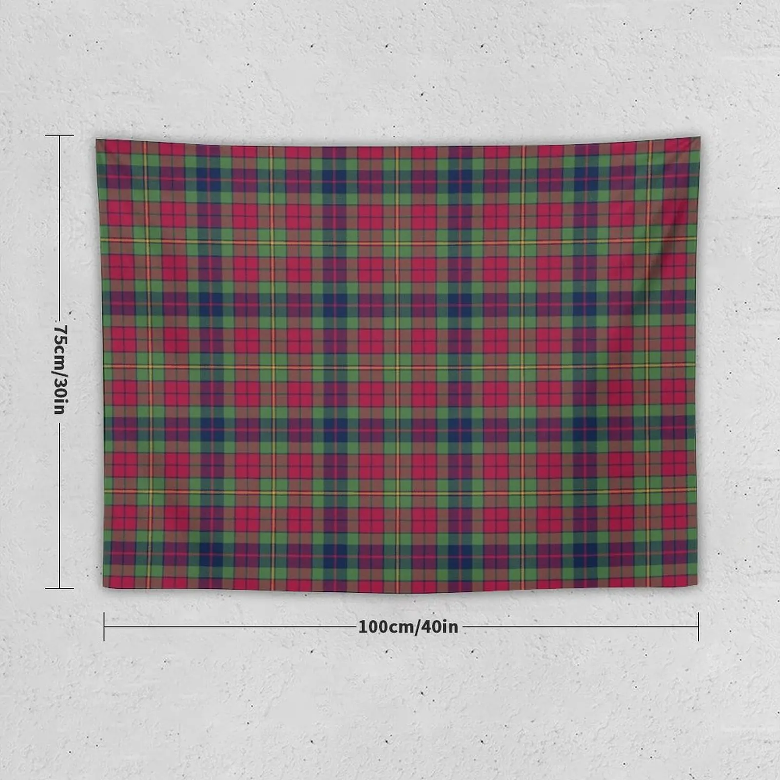 County Clare Irish Tartan Tapestry Bed Room Decoration Decorative Paintings Decoration For Home Tapestry