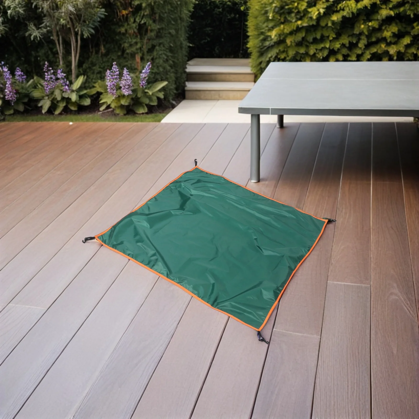 

Portable Tent Rain Cover 110x110cm Waterproof Canopy Top Outdoor Camping Tarp Shelter Lightweight for Hiking Emergencies