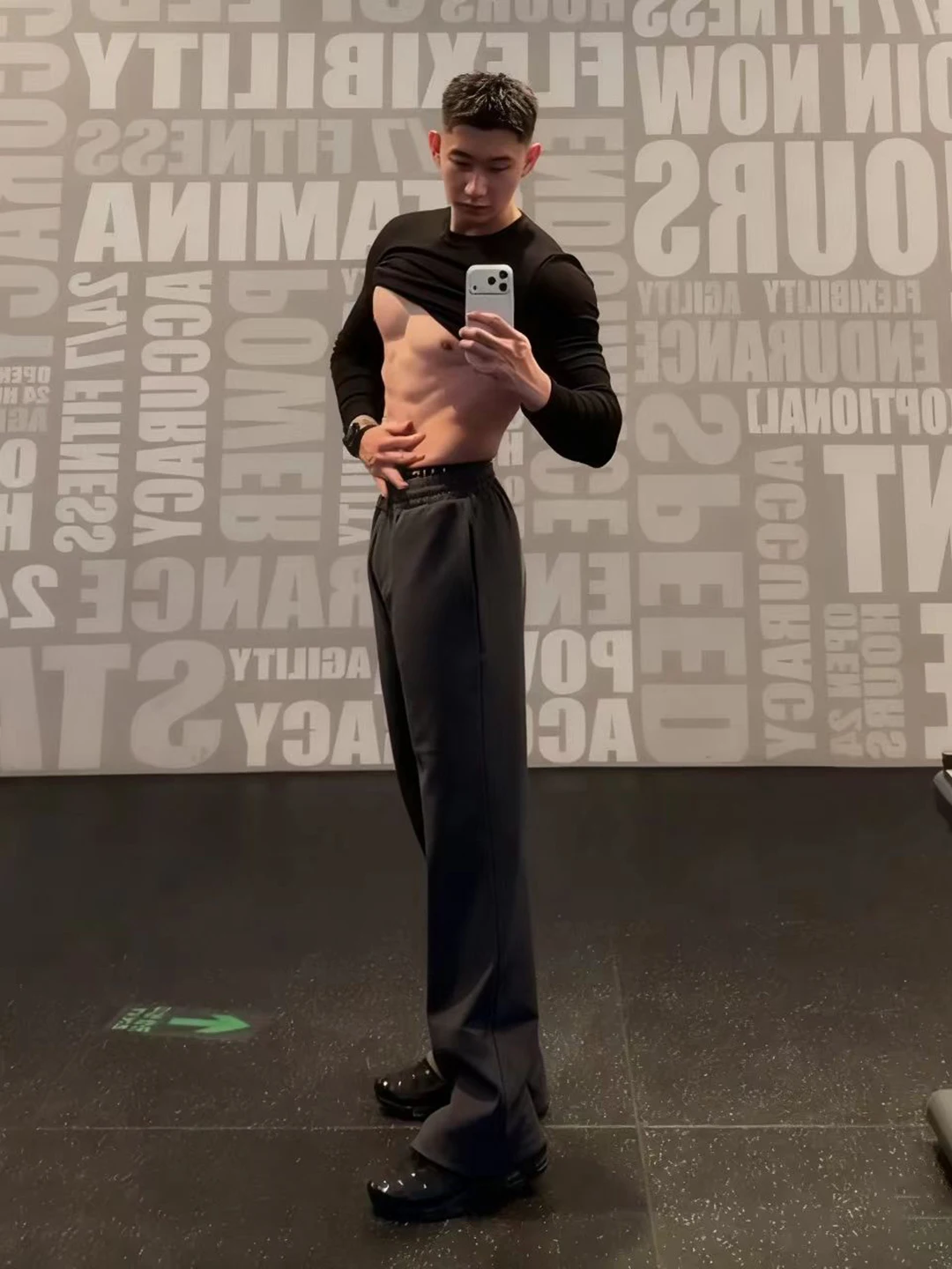 

Мужские спортивные брюки American Sle Hard Man Fitn из модала, плотные, свободного кроя, повседневные, Cleanfit Knife Pants