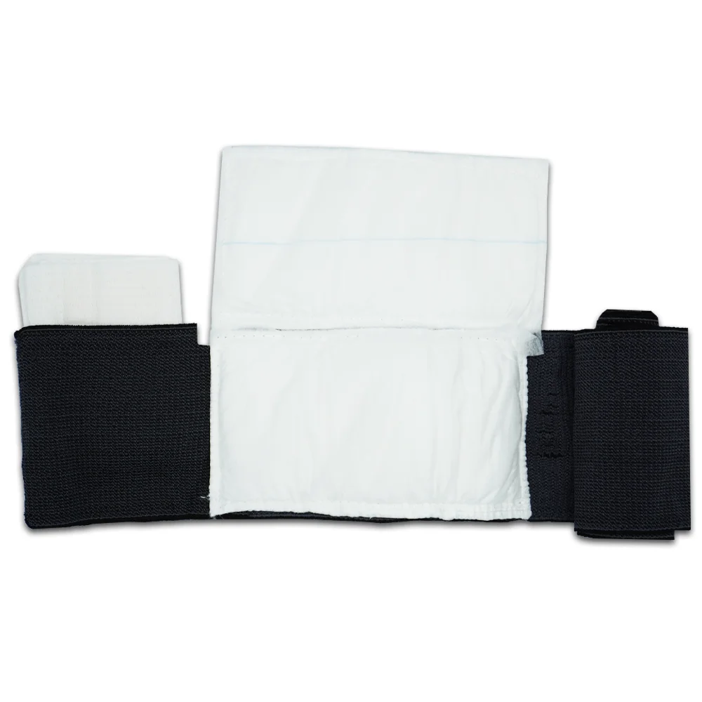 Rhino Rescue 4 Inch Trauma Bandage Compression Emergency Wound Thickened Dressing, Medical Combat First Aid Kit IFAK For Camping