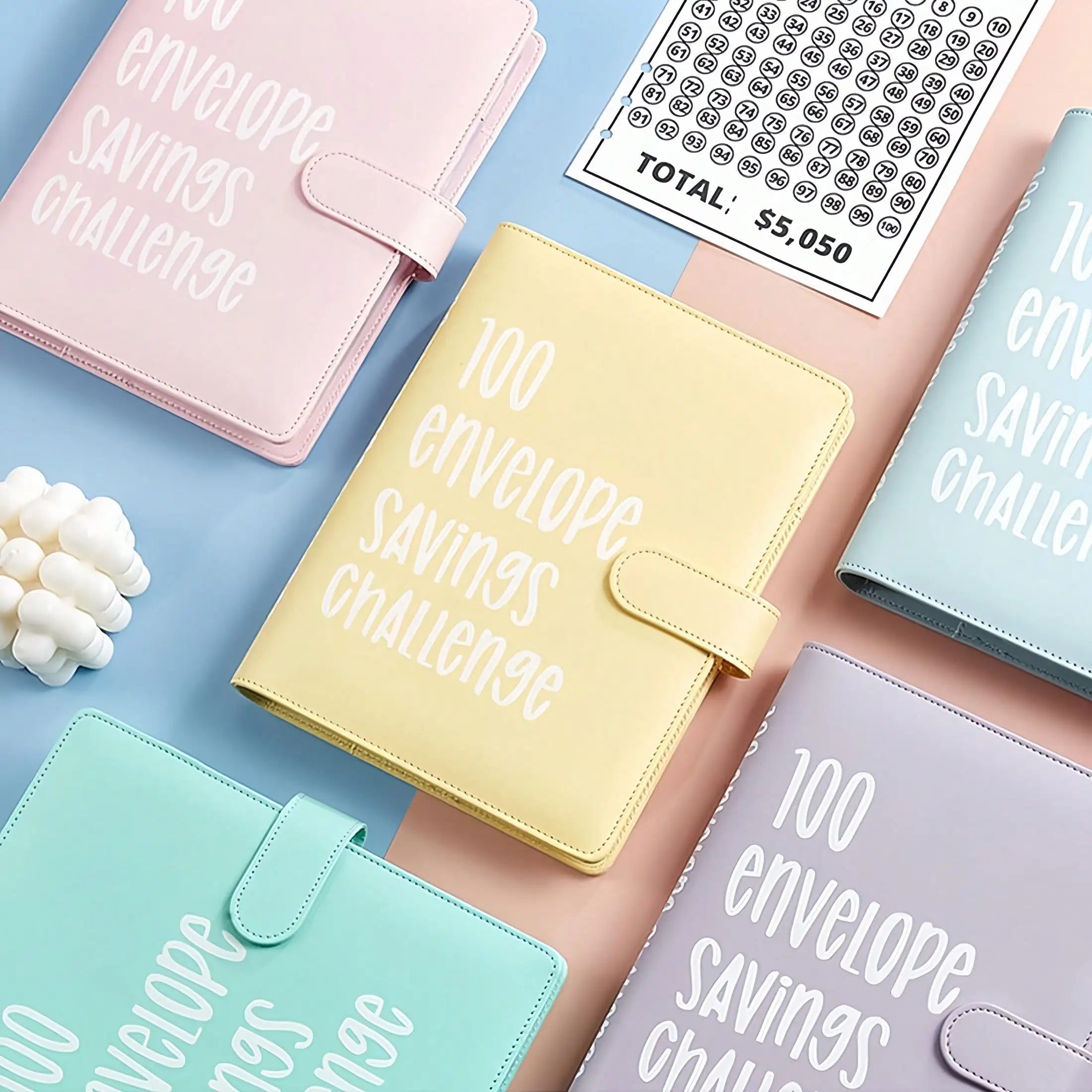 

Money Saving Book 100 Envelope Money Saving Challenge BinderFun And Easy Way Book A5 Binder Budget Planner Budget Book ﻿