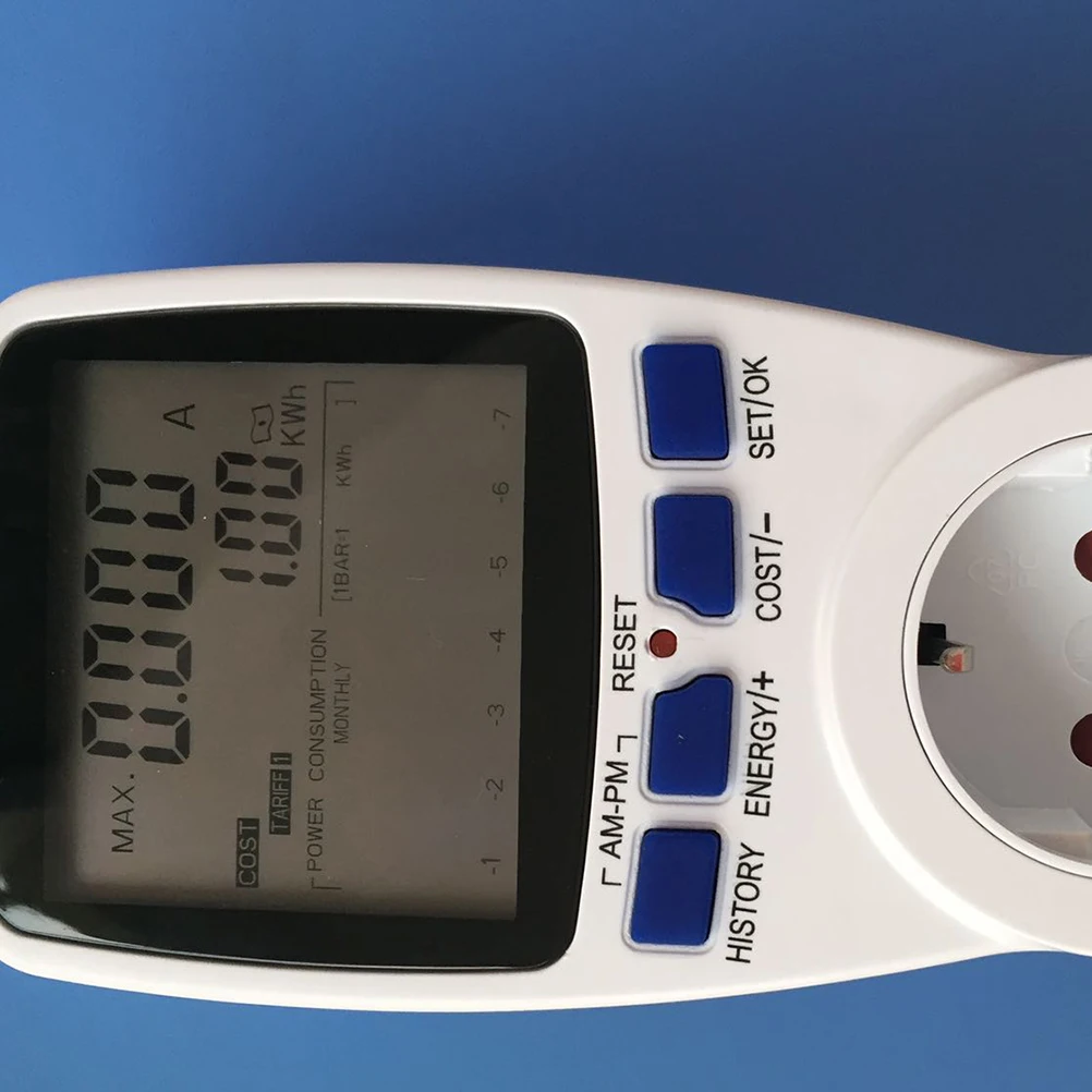 

Dual Rate Metering Socket Power Monitor Lcd Display Voltmeter Ammeter Energy Consumption Tracker For Home Use Electrical