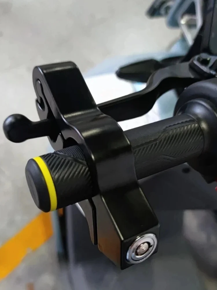 AliExpress HOMEFISH Motorcycle & Bicycle Handlebar Lock Heavy Duty Steel Anti-Theft Lock for ATV/Dirt Bike/Street Motorcycles/Commuter Bikes Univers