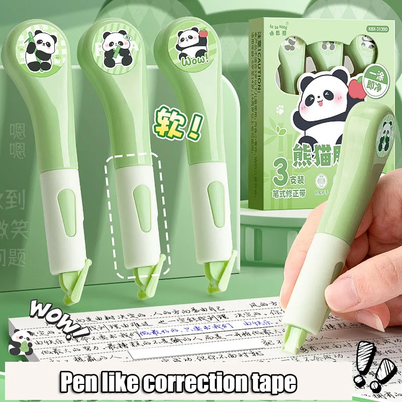 High-value pen-type correction tape word modification tape large-capacity smooth portable correction tape school supplies
