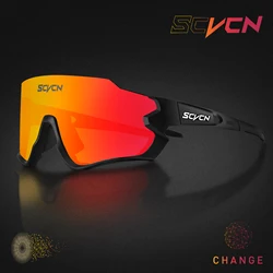 SCVCN Hot Sunglasses for Men Outdoor Bike Cycling Glasses MTB Road  Driving Bicycle Glasses Women Sports Running UV400 Eyewear