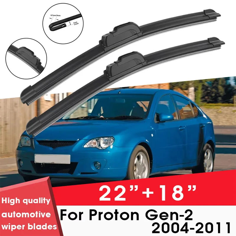 

BEMOST Car Wiper Blades Front Window Windshield Rubber Refill Wiper For Proton Gen-2 2004-2011 22"+18" Car Accessories