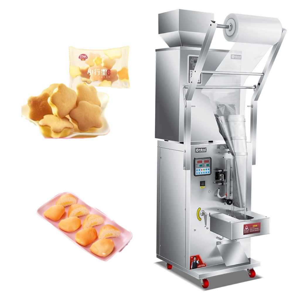Automatic 500g Packing Machine with Motor Gluing Embossing Functions for Food Chemical Cigarettes Packaging in Pouch Bags
