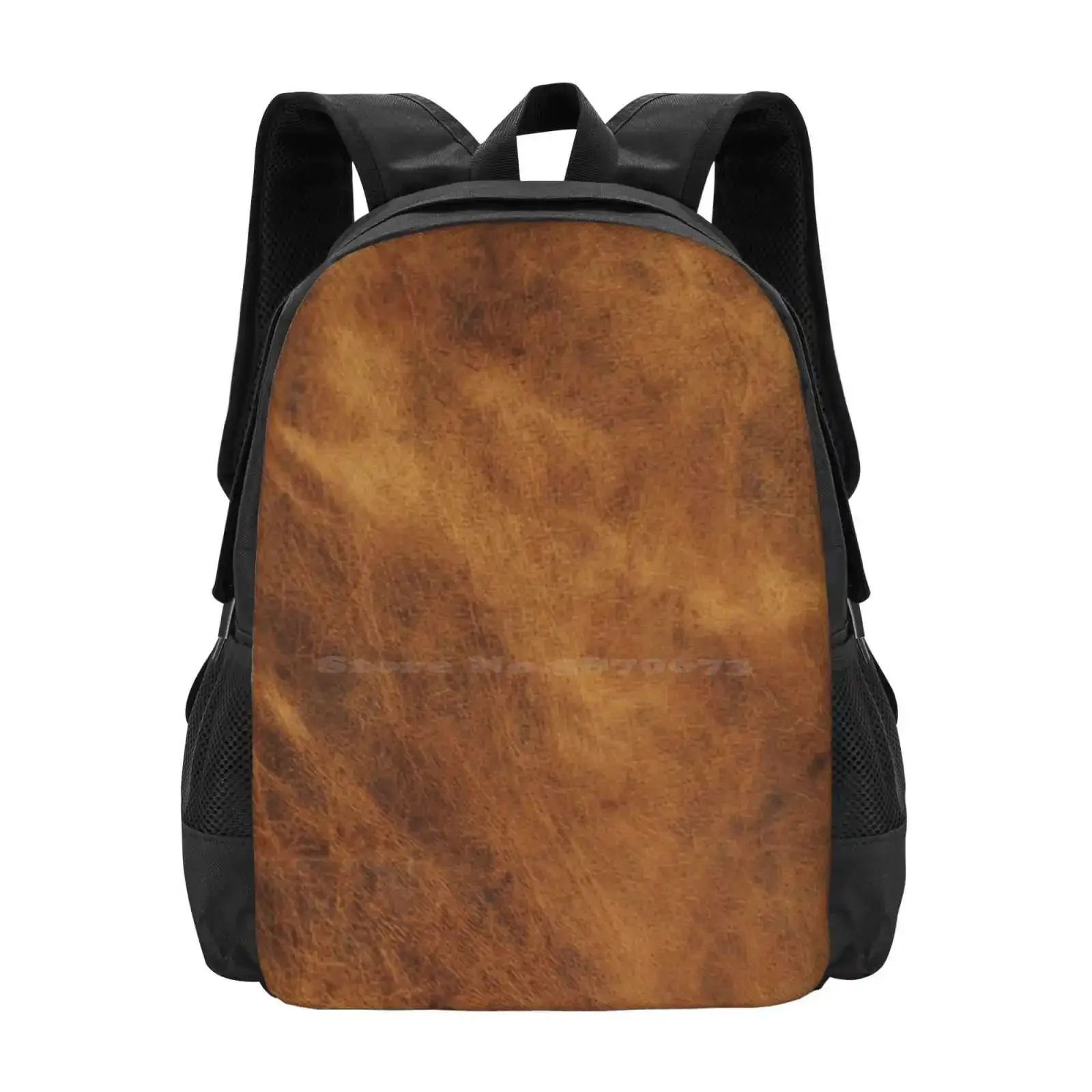 

Leather Hot Sale Schoolbag Backpack Fashion Bags Brown Leather Classy Wealthy Rich Money Fashion