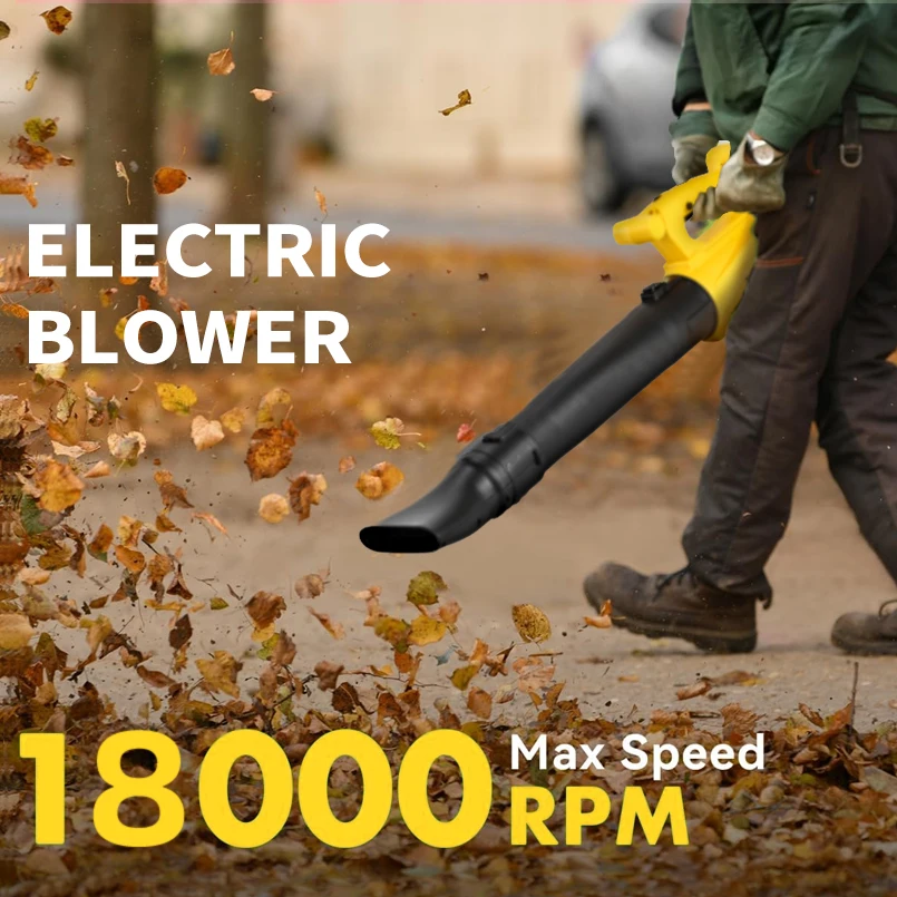 Lithium electric storm machine High-power hair dryer blowing snow electromechanical blower garden leaf blower dust removal snow