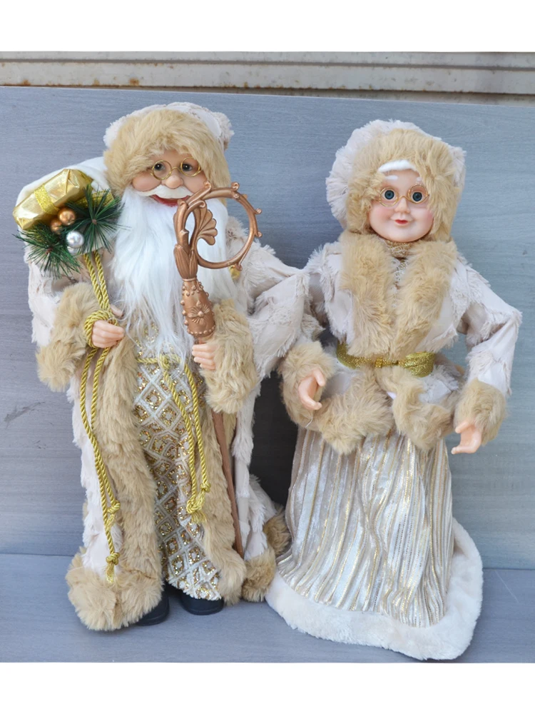 45cm Christmas Decorations Santa Claus Toy under the Christmas Tree