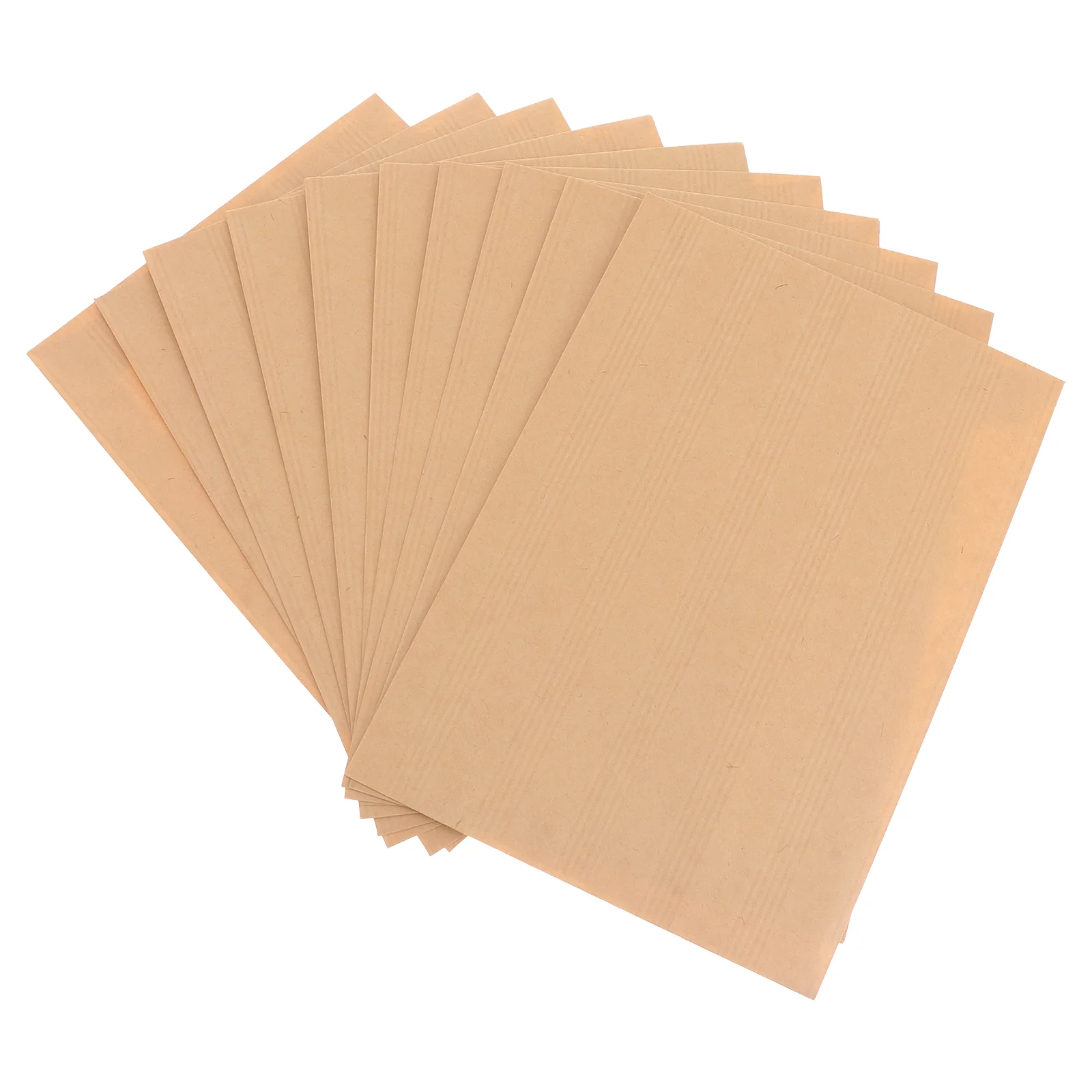 

50pcs 229x162mm Kraft Paper Envelope Blank Classic Plain Color Envelopes for Office School Business Letter Storage Envelope (Lig