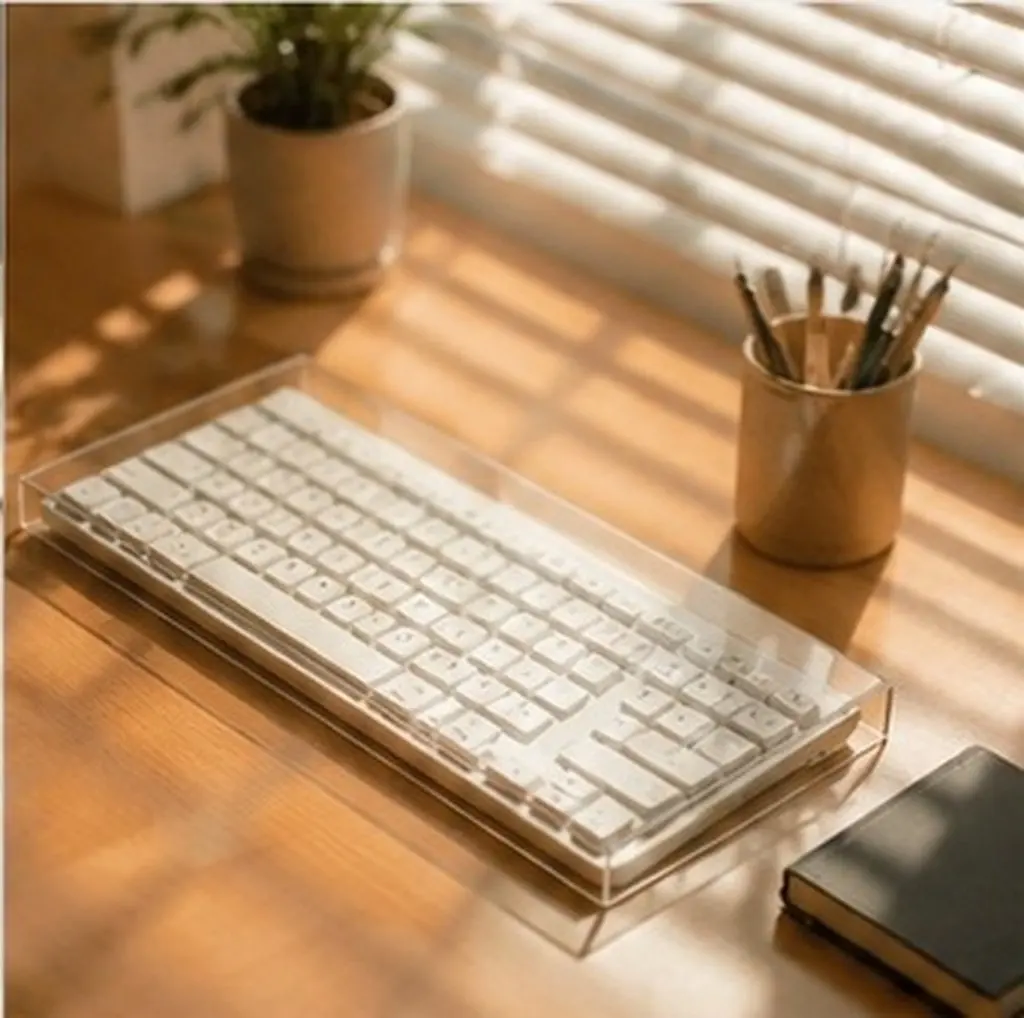Clear Keyboard Protector Shield for Laptop and Desktop Computers Transparent Dustproof Waterproof Lightweight Typing Friendly