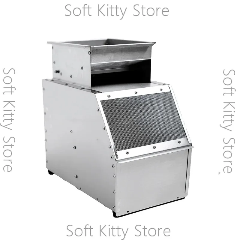 Electric Grain Shell Blower Winnower Winnowing Machine Birds Feed Wind Sheller Adjustable Blowing Machine with Vibration Motor