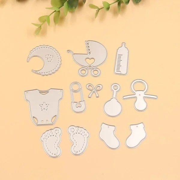 Lovely Baby Carriages Metal Cutting Dies Stencils for DIY Scrapbooking Stamp Photo Album