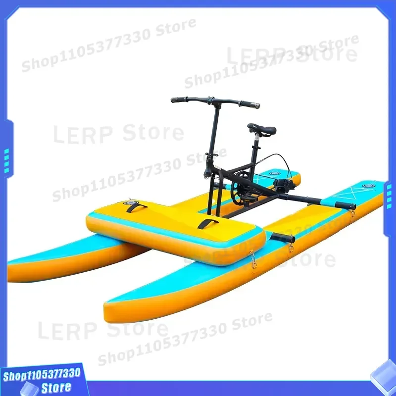 PVC Inflatable Water Bike-Durable Water-Skiing Equipment for Ocean Waters Adventure Sports
