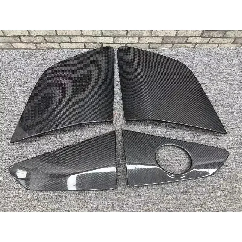 OEM Style Dry Carbon Fiber Rear Fender Air Vents Side Ven Window Vent for  R8 2016-2023 Body Kit