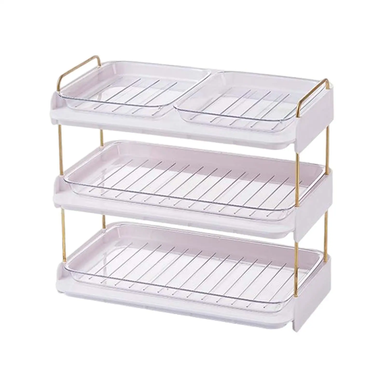 Multi Layer Side Dish Organizer Shelf Sorting Tray for Household Pantry Events Party