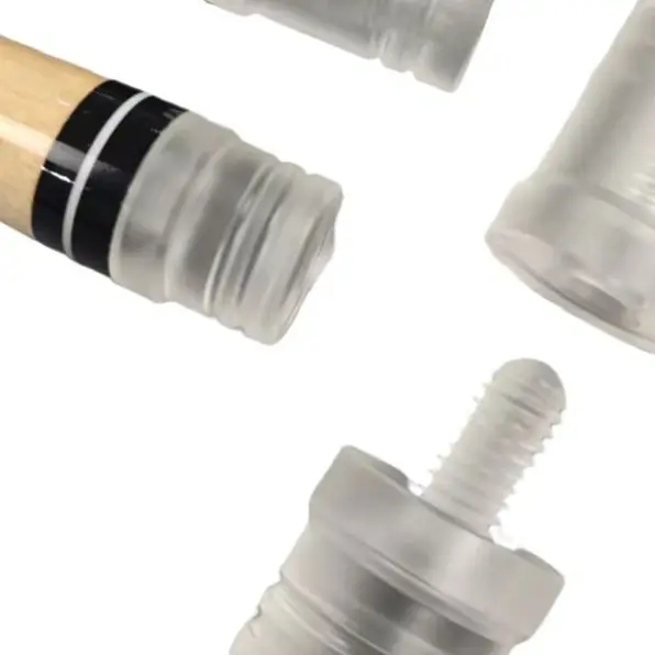 

Thread Saver Cue Joint Protector 5 16-18 Inch Threads Dustproof Cue Joint Cover Billiards Acrylic Material Dustproof