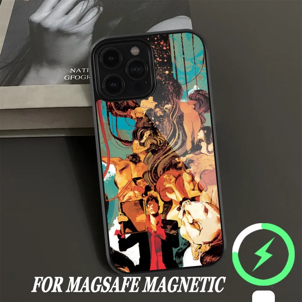 Comics Dylan Dogs Phone Case For iPhone 11 12 13 14 15 Pro Max  Plus Magsafe Magnetic Wireless Cover Charging