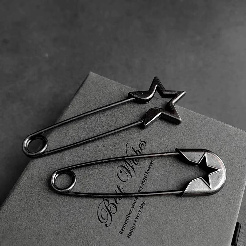 

Retro Large Pins For Clothing Metal Safety Pins Jeans Dress Scarf Adjustable Pins Accessories