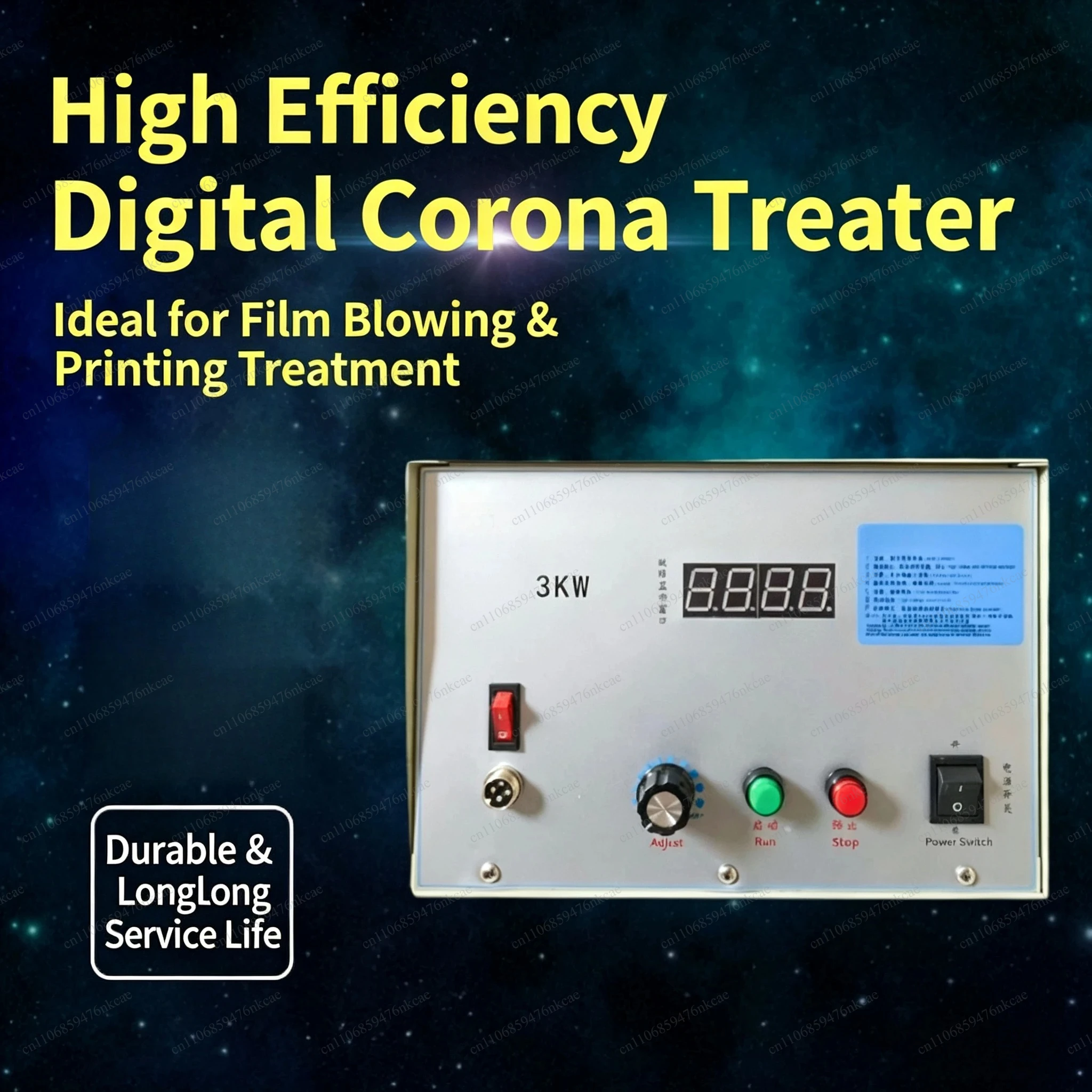 3KW digital display processor with material fracture protection and atmospheric surface treatment equipment