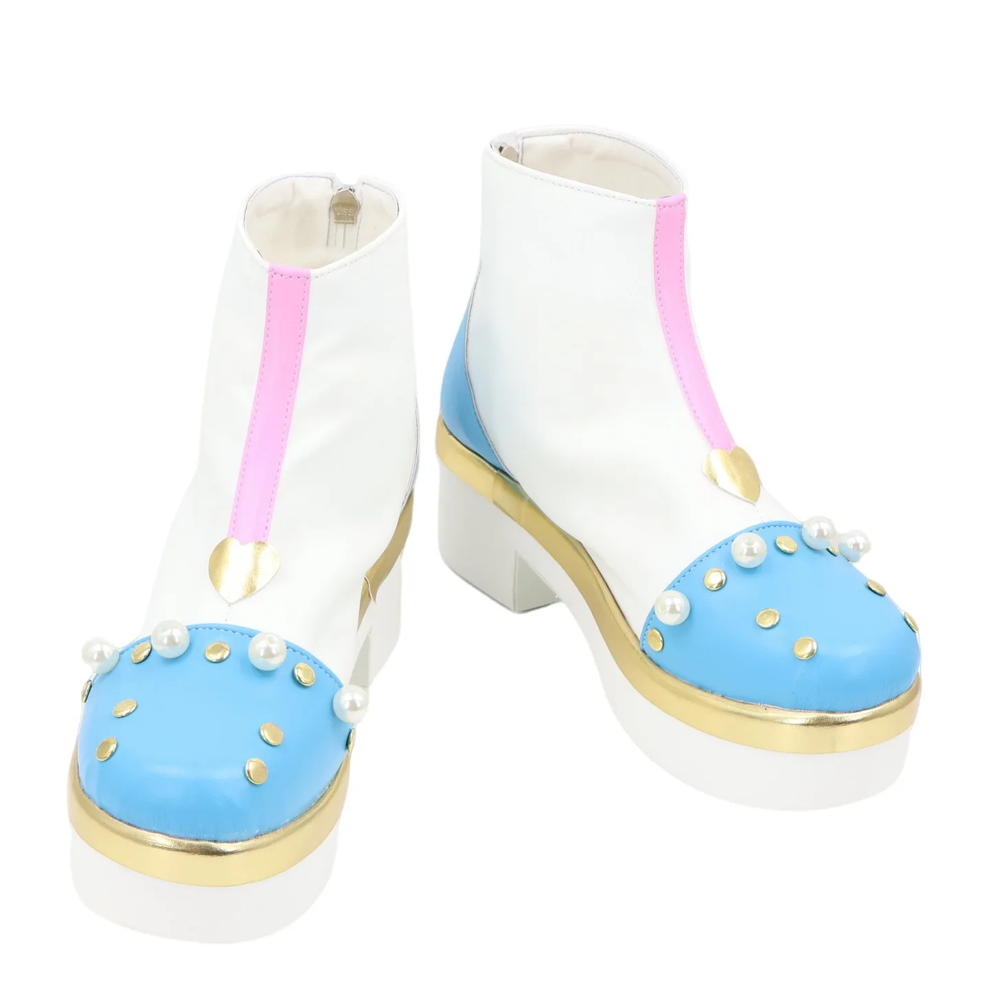Kiriya Aoi Cosplay Shoes Cute PU Leather white Shoes Anime Cosplay Accessories Halloween Carnival Boots Custom Made