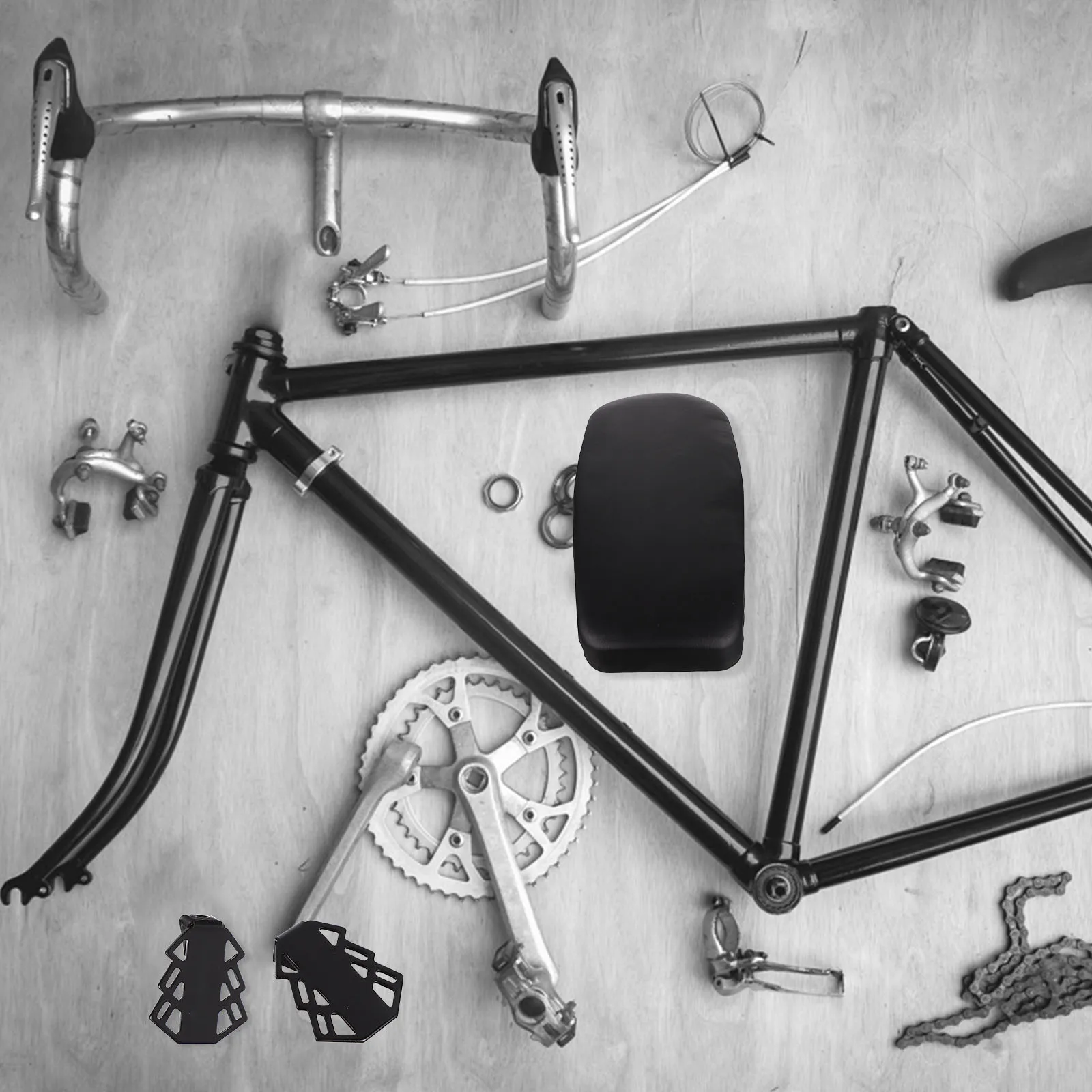 

Заднее сиденье велосипеда для взрослых, задние сиденья, педали, подушки для ног, велосипед