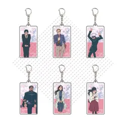 Game Gojo Satoru Ijichi Kiyotaka Ieiri Shoko Keychain Doll Anime Masamichi Acrylic Keyring Pendant for Gift