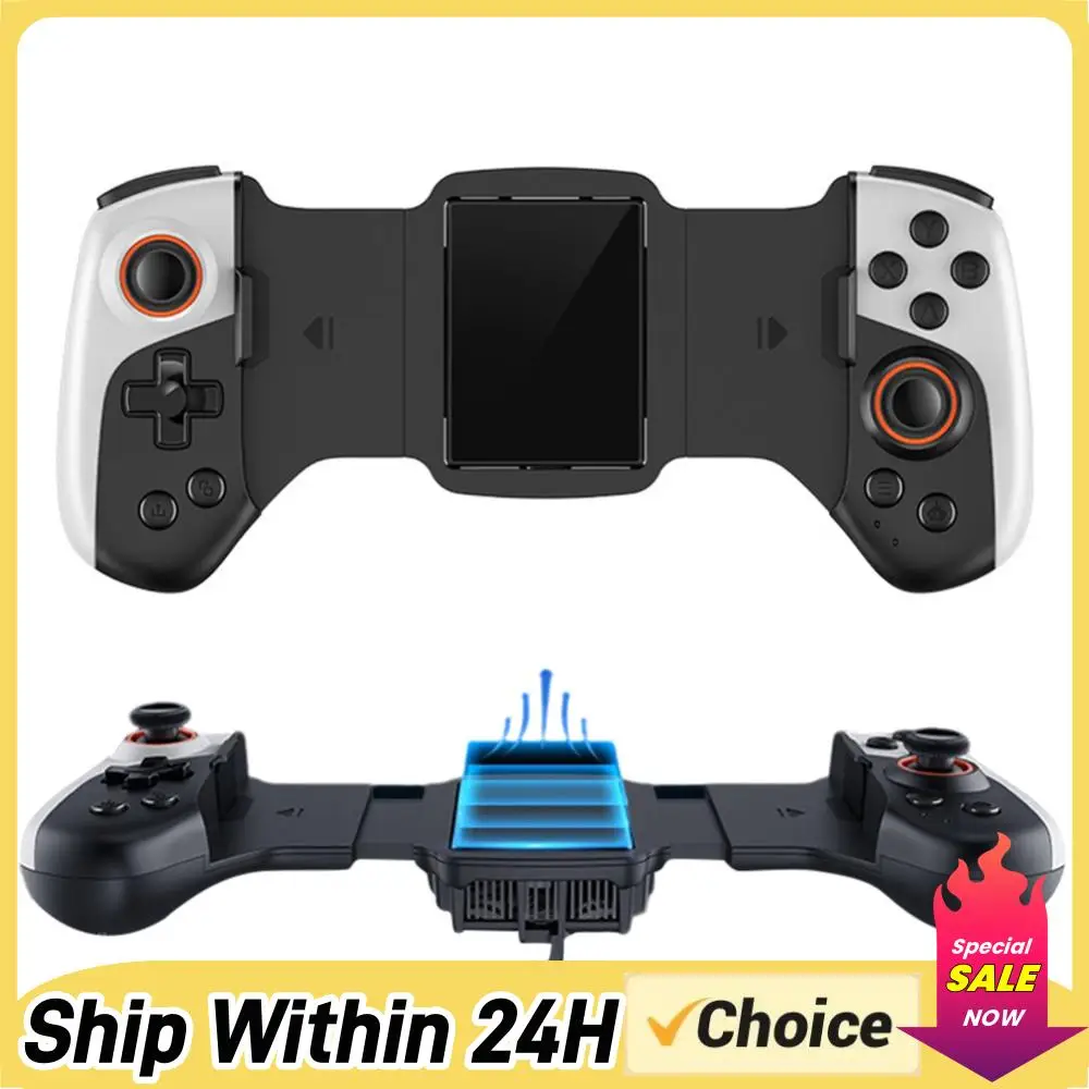 

Игровой контроллер 2-в-1 для мобильных телефонов с охлаждением, Type-C, двойной джойстик, 300 мАч, для iPhone, Android, Switch, ПК