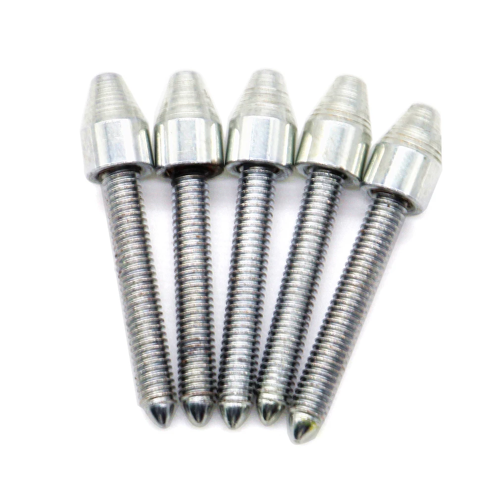 5pcs/Set Coils Tattoo Machine Part Copper Tattoo Contact Screws Tattoo Touch Rod Contact Screws for Tattoo Gun Accessories