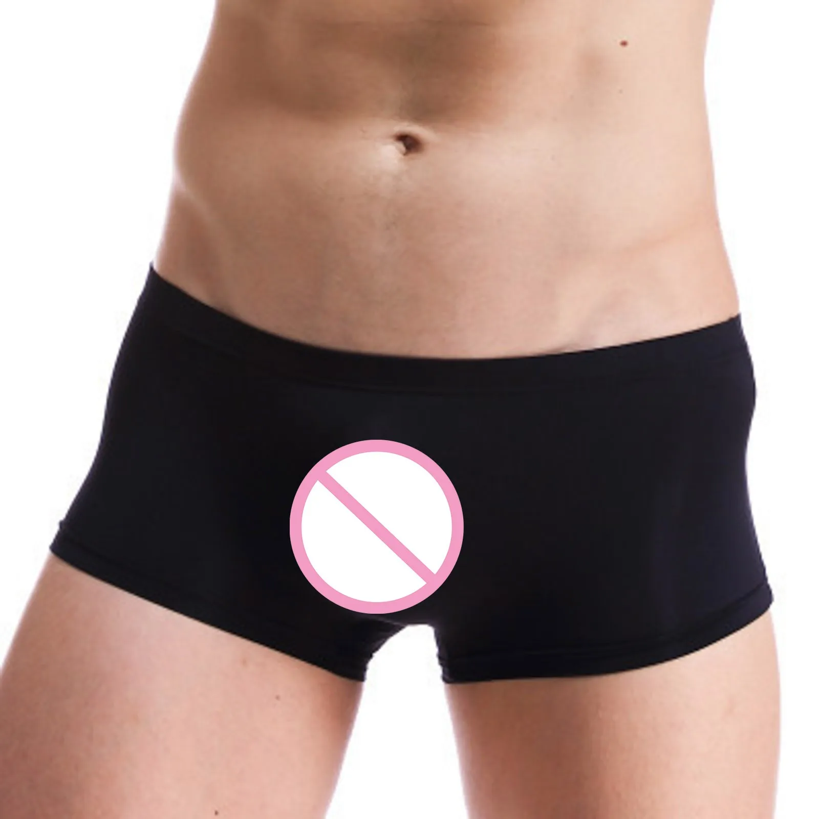 

Chap Pant Mens Ice Silk Transparent Triangle Pants Thin Low Waist Mesh Summer Sexy Breathable Underwear Trendy Meat Valentine