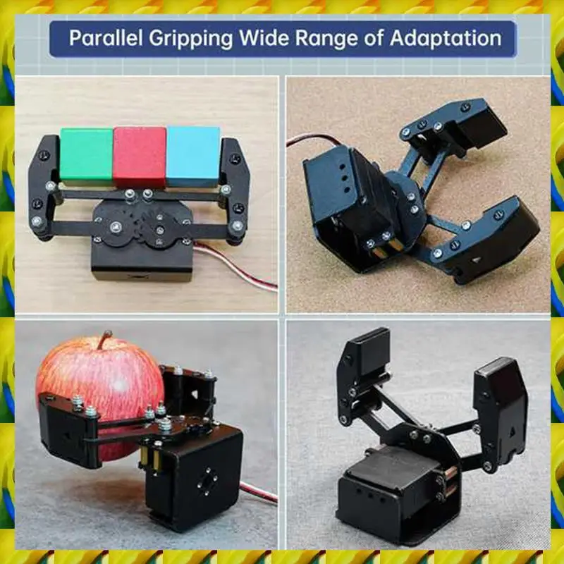 WFF Metal Mechanical Claw Robotic Gripper Digital Servo Alloy Big Claw Arm Manipulator Robot Diy Maker
