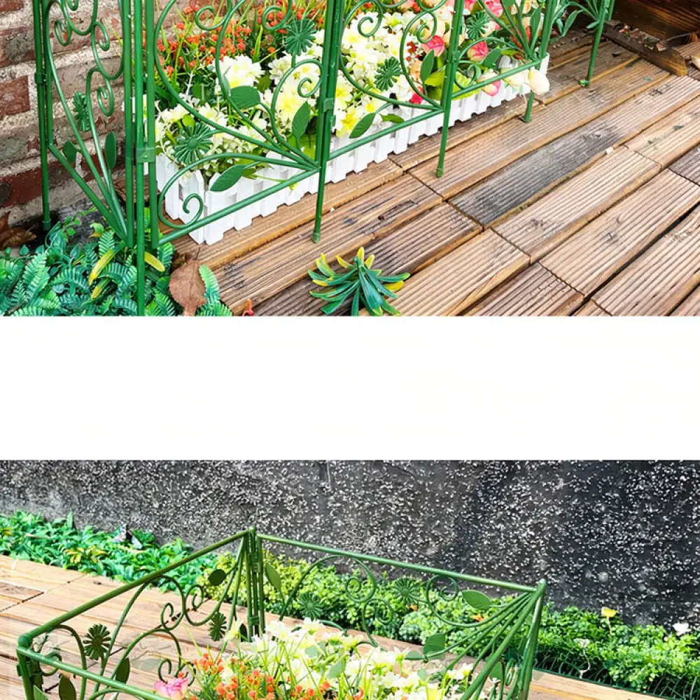Modular Plant Support Trellis Mesh Screen Outdoor Garden Fence Fiberglass Plastic Frame For Climbing Roses