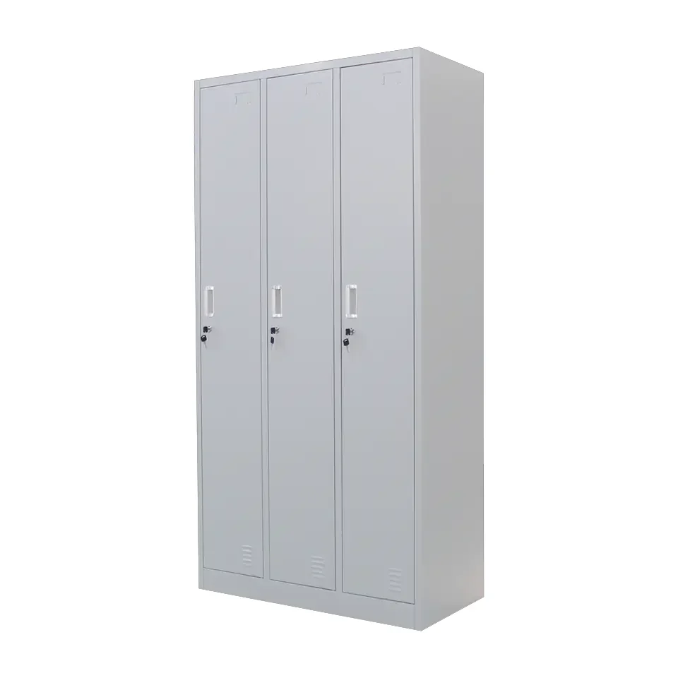 3 stainless steel wardrobes, cabinets, school hospital offices, stainless steel metal storage cabinets