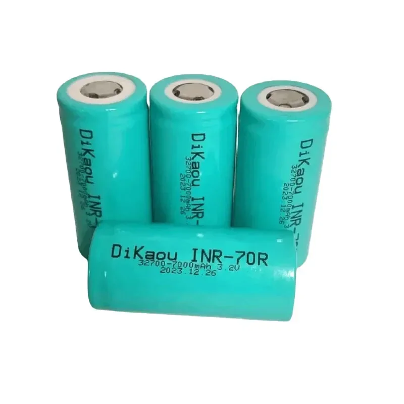 New  3.2V 32700 Lithium Iron Phosphate Rechargeable Battery 7000mAh Large Capacity Suitable for LED Lights and Home Appliances