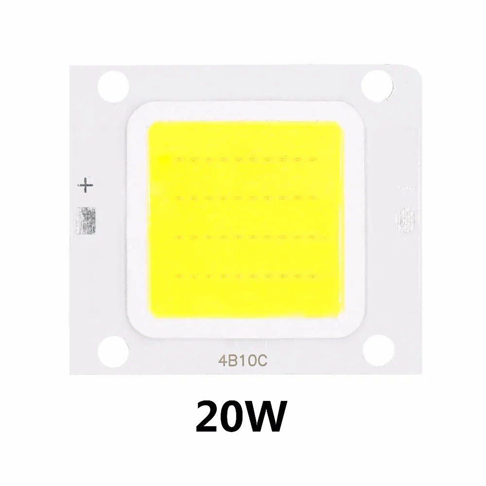 LED COB Chip 100W 70W 50W 30W 20W 10W Lampa o wysokiej jasności Wejście 30-34V Dla majsterkowiczów Reflektor zewnętrzny Reflektor zimny biały