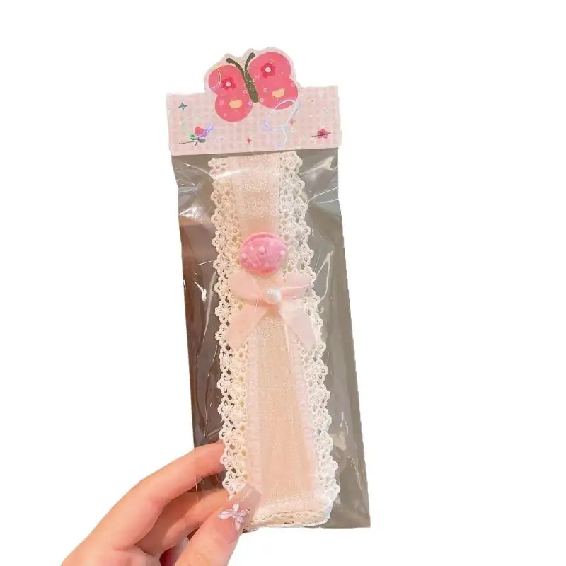 1 Stück Lolita-Stirnband für Kinder, Blumenmuster, breiter Rand, Sommer, Mädchen, Stirnfransen, Haarspange für Baby, Haarfixierer – Detail 11