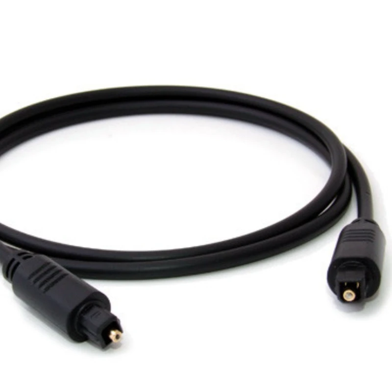 

1.5M Black Molded Fiber Optic Audio Cable, Digital Fiber Optic Cable, Advanced Digital Fiber Optic Cable Toslink