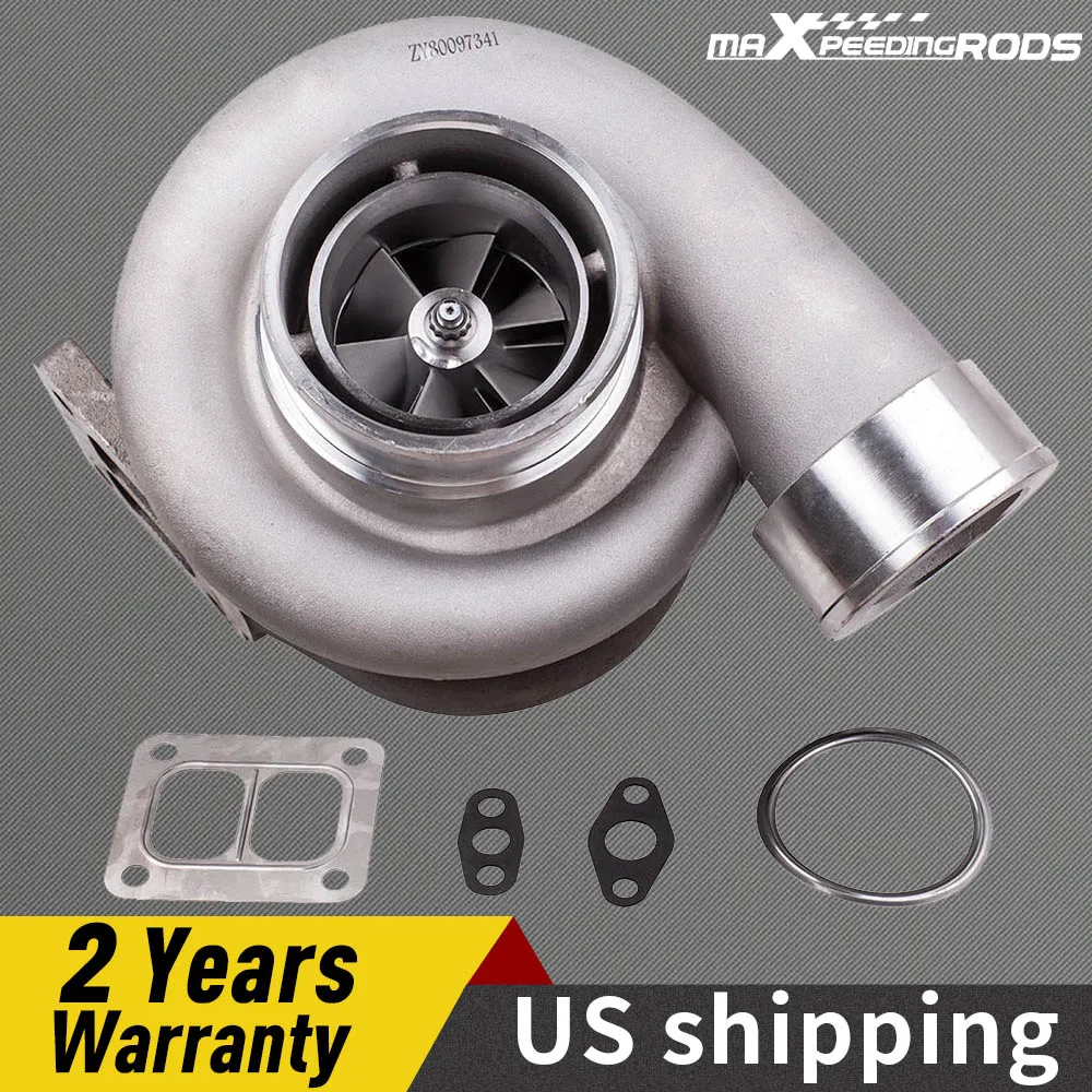 GT45 Turbocharger Compressor Up to 600+HP T4/ V-BAND 1.05 A/R 78 Trim 600+HPs Boost Racing Turbo charger Turbolader