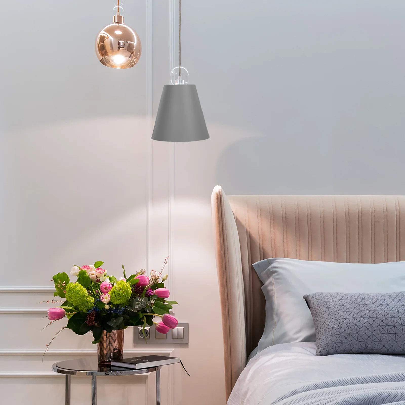 

Iron Lamp Shade For Hanging Light Pendant Fixtures Industrial Style Chandelier Cover Home Kitchen Bar Decor Lighting