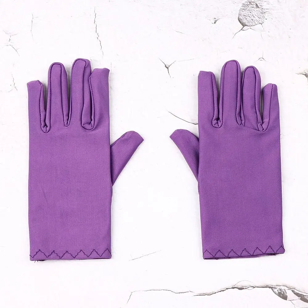 Girl Formal Prom Gloves Wedding Party Satin Gloves