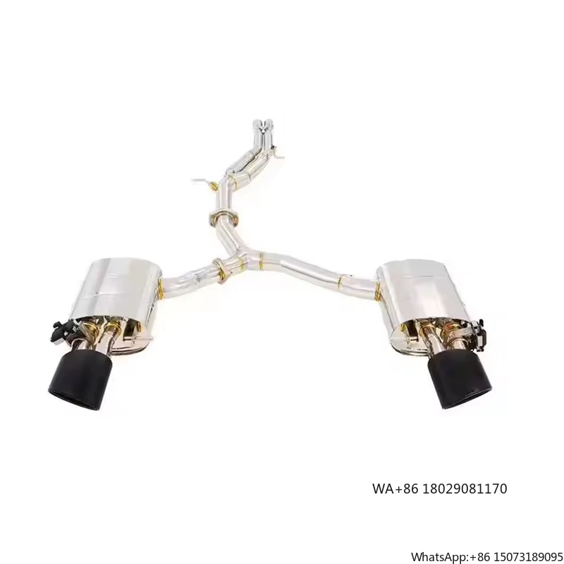 

Выхлопная система RS4 2.9T 2007-2008 Racing Catback из нержавеющей стали 1.5 мм с зеркальной полировкой, глушитель