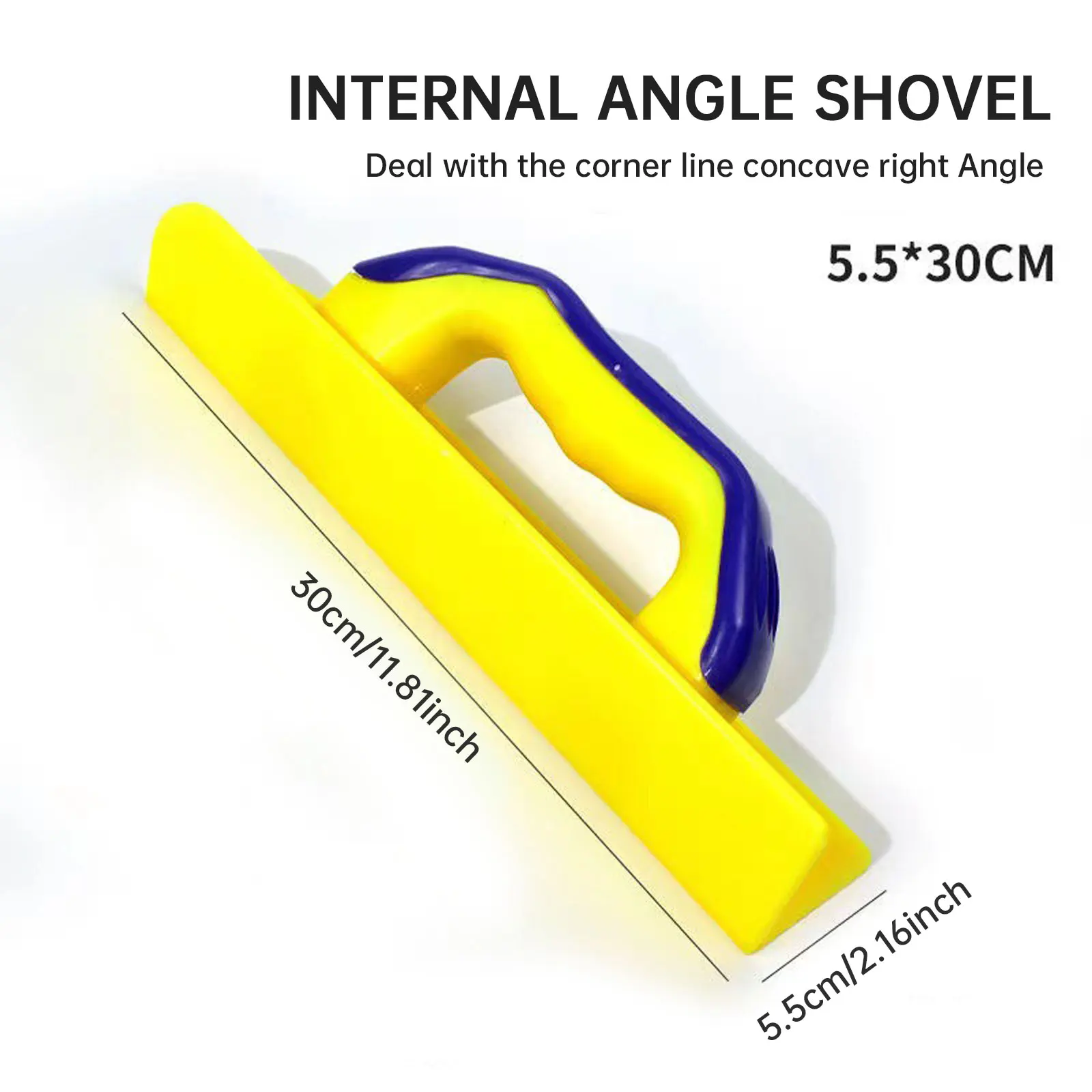 Cazzuola angolare per pareti interne/esterne strumento per modellare gli angoli in plastica per cartongesso cazzuola angolare finitura in cemento strumento per la costruzione domestica