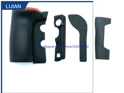 4PCS NEW for Nikon D850 Grip + Left Side+ Thumb Rubber Cover Rubber Skin Housing Replacement Part