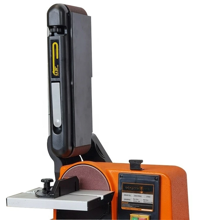 

2025 4-inch abrasive belt machine Top Quality Rough Sanding Benchtop Belt Disc Sander Combo Cast Iron Wood Sanding Machine