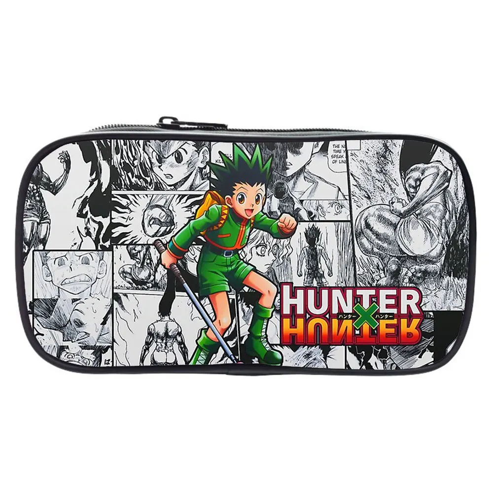 

Hunter X Hunter Pencil Cases Girl Cosmetic Bag HxH 3D Print Anime Boys Pencil Box Hisoka Morow School Stationery Storage