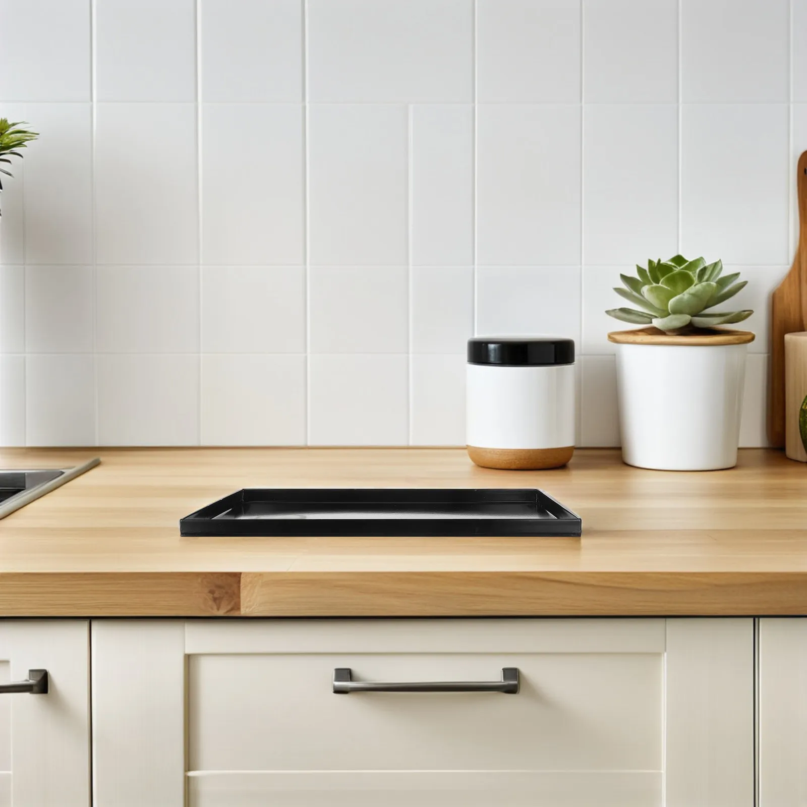 

Rectangular Enamel Baking Tray Large Oven Pan for Cake Bread Cookies Roasting Dish Cooking Tray Even Heat Conduction Easy to